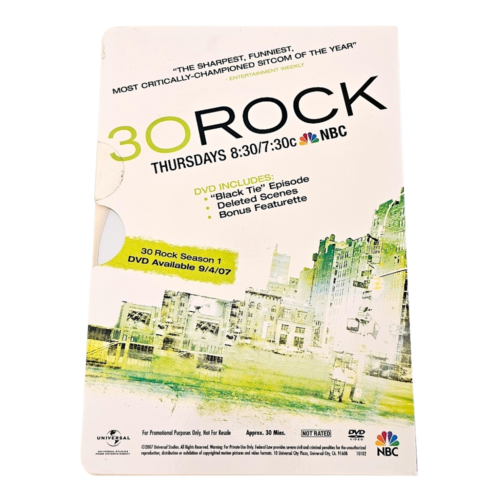 *SEALED* 30 Rock Free Episode Promotional DVD (2007) - Picture 2 of 4